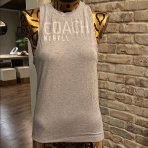Coach unisex Gray Tank Top NOBULL XS